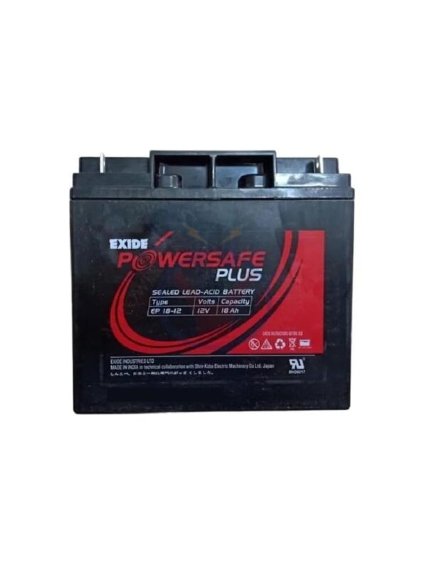 Exide 12V 18Ah SMF Battery – Maintenance-Free UPS & Solar Backup - Image 3