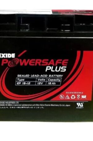 Exide 12V 18Ah SMF Battery – Maintenance-Free UPS & Solar Backup