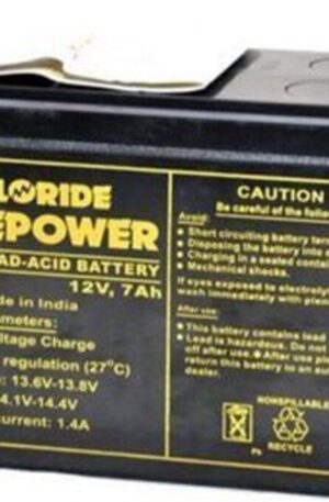 Chloride Safe Power (Exide) CS 7-12 SMF Battery – 12V, 7AH, 1 Year Warranty