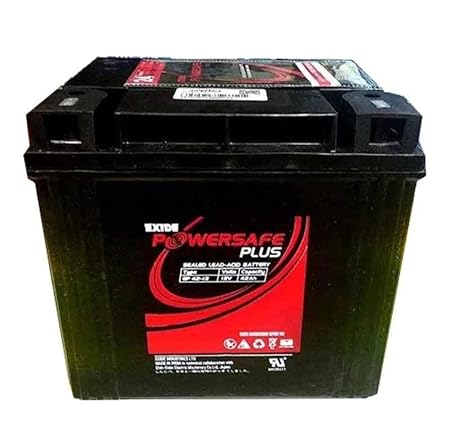 Exide PowerSafe 12V 42Ah SMF Battery – Sealed, Maintenance-Free Battery for UPS & Solar (Black)