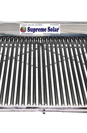 Supreme Solar 110 LPD GL Full SS Water Heater – Glass Lined with Full Stainless Steel Body for Hard Water Use