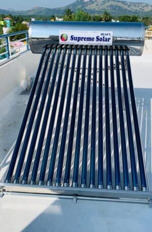 Supreme Solar 220 LPD Full Steel Water Heater – Heavy-Duty Stainless Steel for Hard Water Use