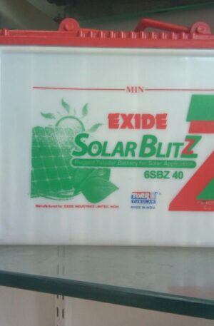 Exide 6SBZ40 Battery – 40AH, 12V, 36 Months Warranty